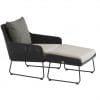 4 Seasons Outdoor Avila loungestoel met voetenbank