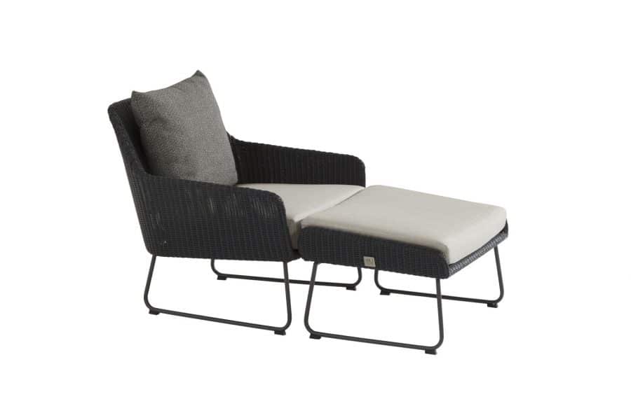 4 Seasons Outdoor Avila loungestoel met voetenbank