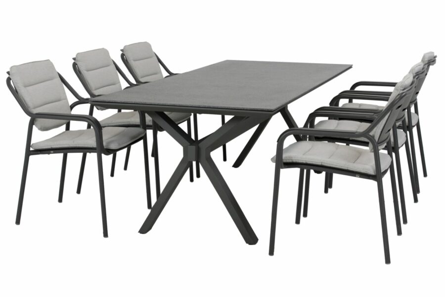 4 Seasons Outdoor Eco stapelbare stoel met Vesper Tafel