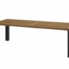 union dining table teak top with alu legs antracite 240x95cm