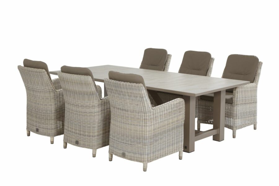 4 Seasons Outdoor Diva dining table Taupe