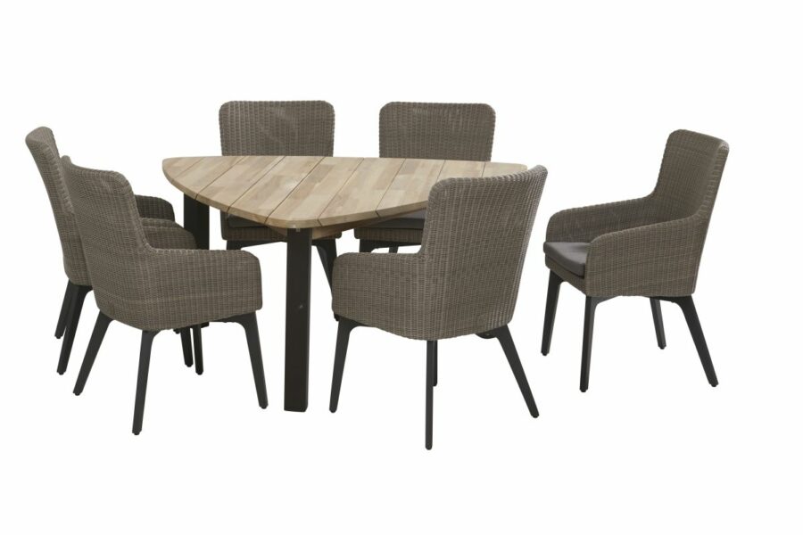 4 Seasons Outdoor Luxor dining set