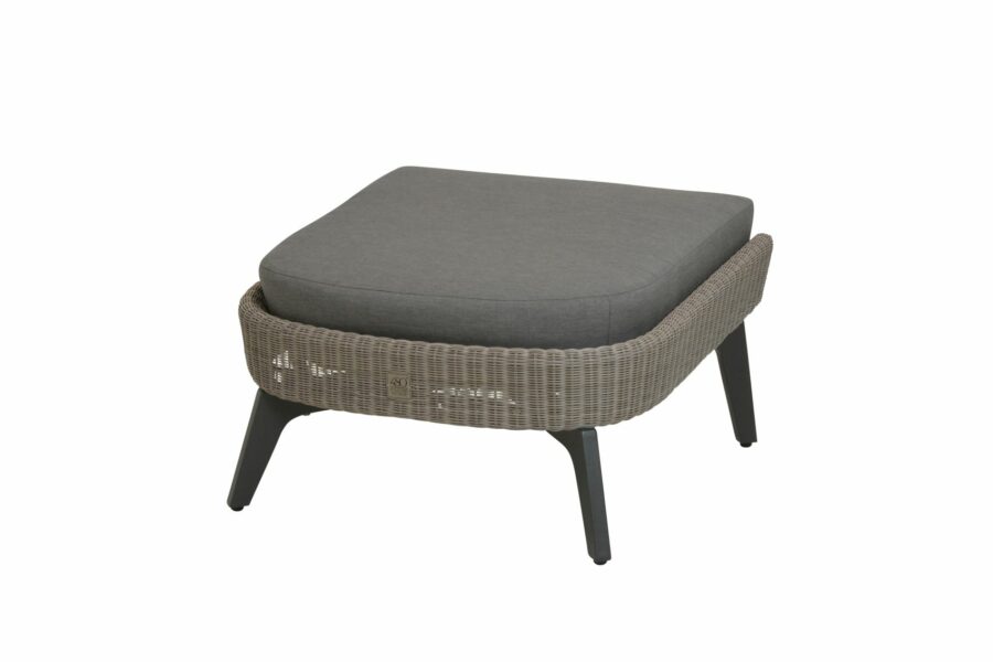 4 Seasons Outdoor Luxor footstool met kussen