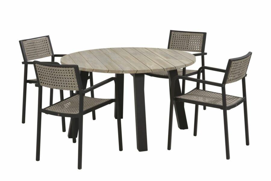 4 Seasons Outdoor Coruna dining set met derby tafel