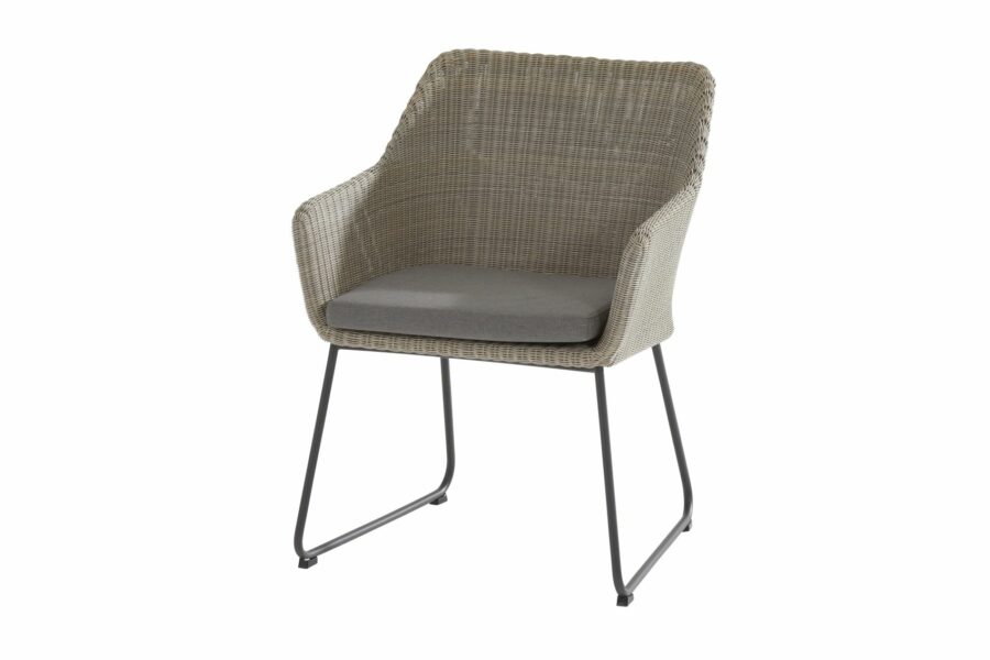 4 Seasons Outdoor Avila eetstoel polyloom pebble tuinstoel dining chair