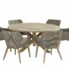 4 Seasons Outdoor Avila eetstoelen met louvre tafel