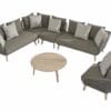 4 Seasons Outdoor Santander met Loungestoel met teak poten