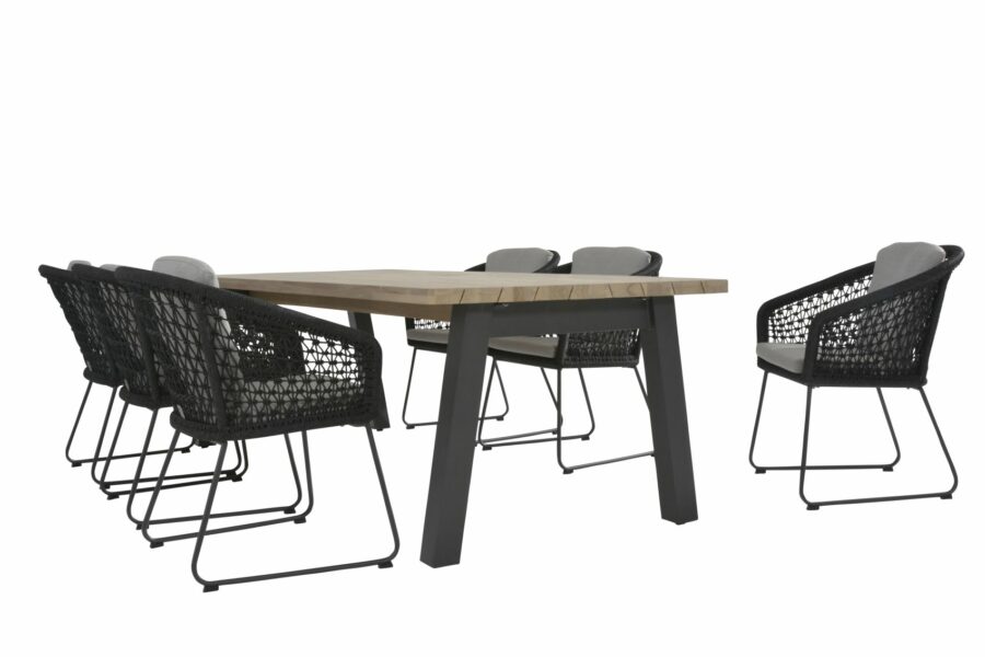 4 Seasons Outdoor Belize, 4 Seasons Outdoor Derby tafel 240 x 95 en 4 Seasons outdoor Sportbank, 4so rope