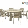 4 Seasons outdoor Eco eetstoel diva tafel rond