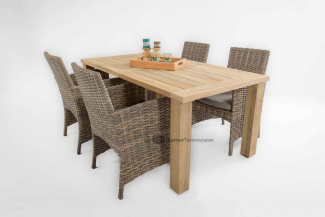 4 seasons outdoor mambo met louvre tafel