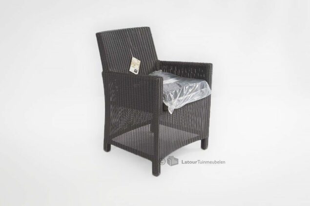 4 Seasons outdoor eden dining chair black