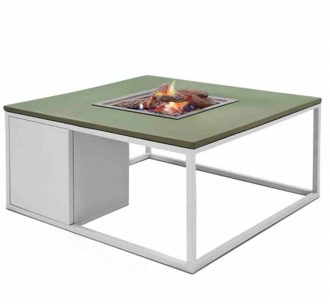 cosiloft vuurtafel groen wit green white cosi fires