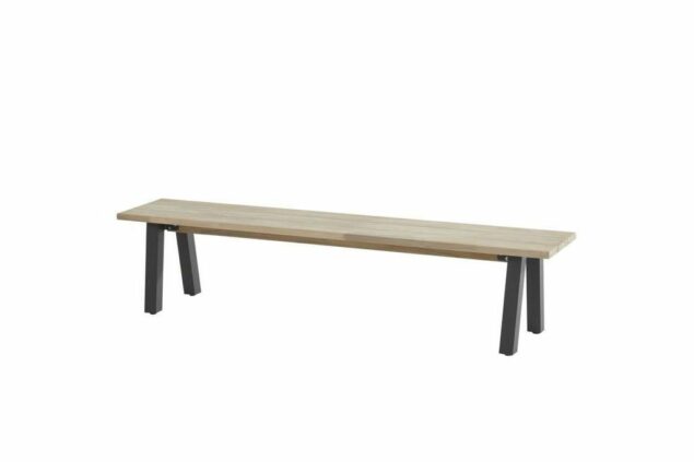 derby sportbench 200 x 40 cm met aluminium poten