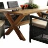 4 Seasons outdoor Somerset dining set charcoal