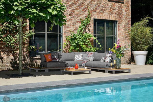 Loungeset Suns Evora Light Anthracite