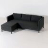 Flow. Capital chaise longue sooty