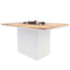 Cosiloft-120-relax-dining-white teak zonder glasset