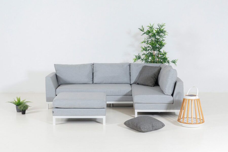 Flow Square Chaise Sofa lead chine