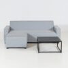 Flow Club chaise sofa lead chine met koffietafel