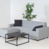 Flow Club chaise sofa lead chine met koffietafel