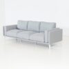 Flow doozy 3-zits sofa lead chine