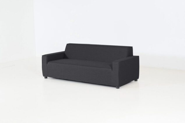 Flow Club 2,5-seater sofa sooty