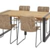 Taste by 4 Seasons Palma stapelbare stoel naturel met Alto tafel 180 x 100 cm